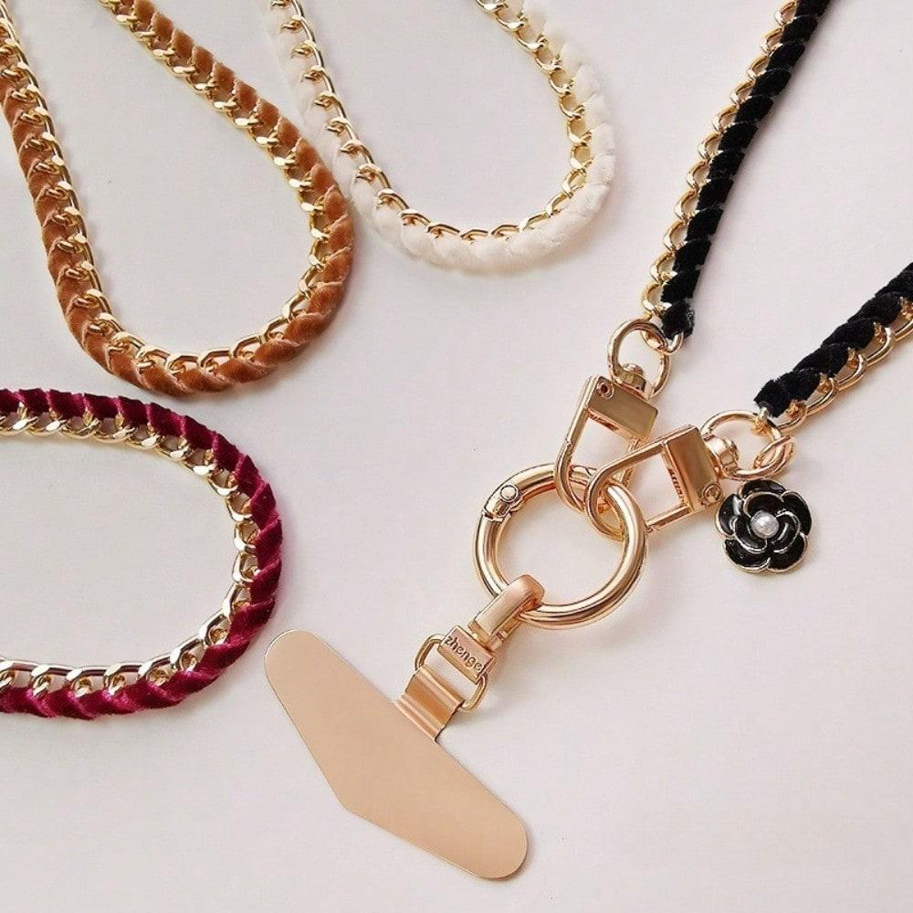 Bracelet, Mobile Phone Lanyard, Women's Chain, Wrist Rope, Short Round Buckle, Strong.