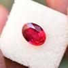 NATURAL Red Ruby Oval Shape CERTIFIED 3.60 Ct Loose Gemstone For Jewelry Making