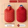 Winter Mini Plush Hot Water Bottle Hand Warmer, Explosion-Proof, Anti-Scald, Small Size for Women