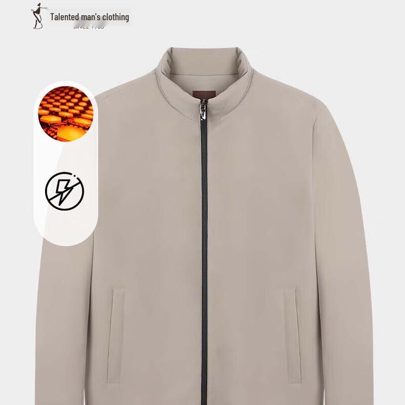 TRIES Men's 2025 Spring/Autumn Stand-Collar Jacket