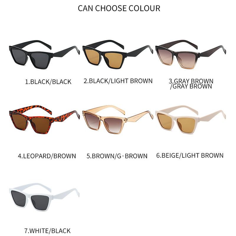 Unisex Cat Eye Sunglasses, UV Protection Fashion Shades, Vintage European Style Sun Glasses, Trendy Eyewear