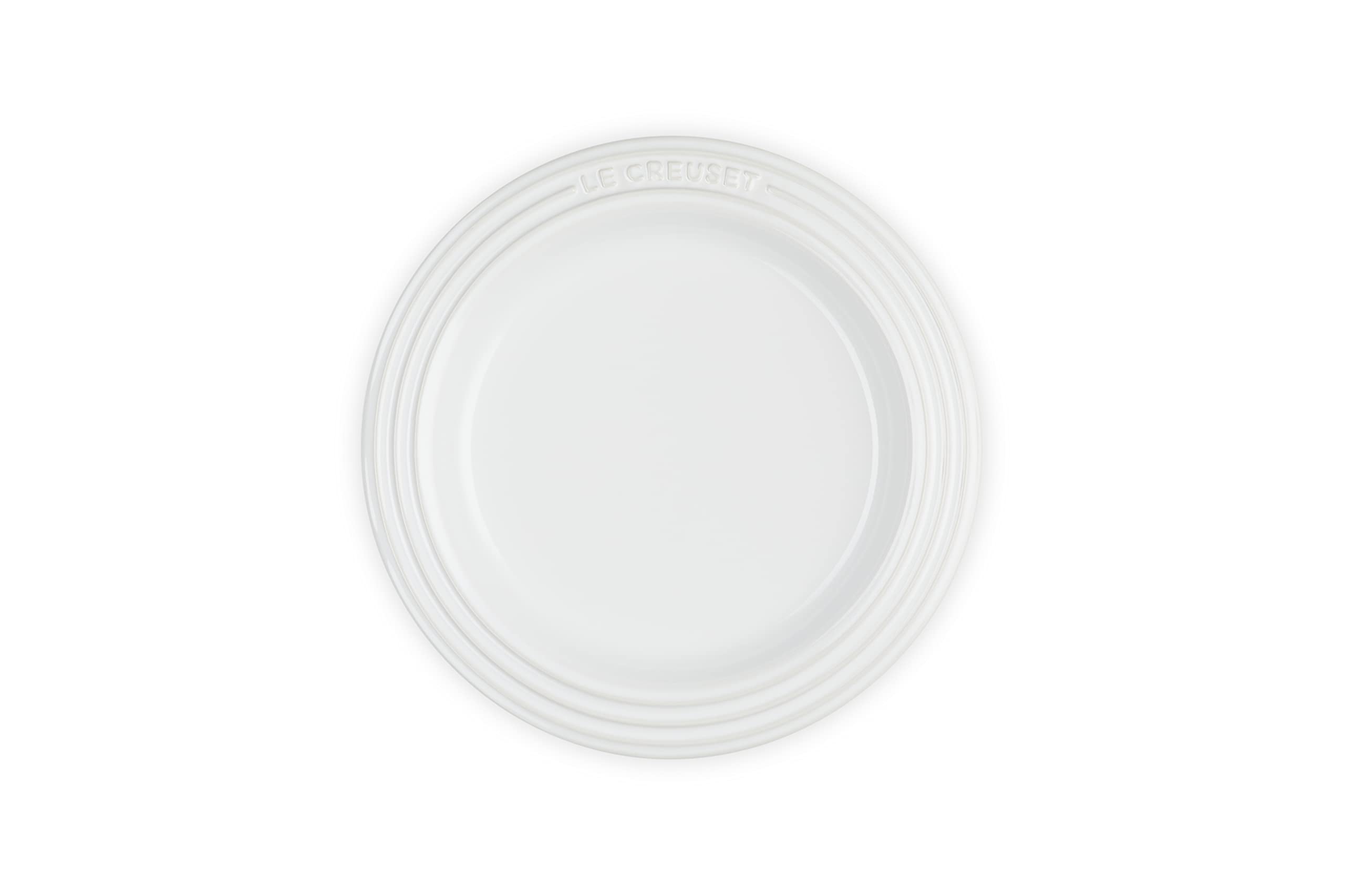

Le Creuset Legend Plate, 18cm, White, Heat and Cold Resistant, Microwave, Oven, and Dishwasher Safe [Official Japanese Product]