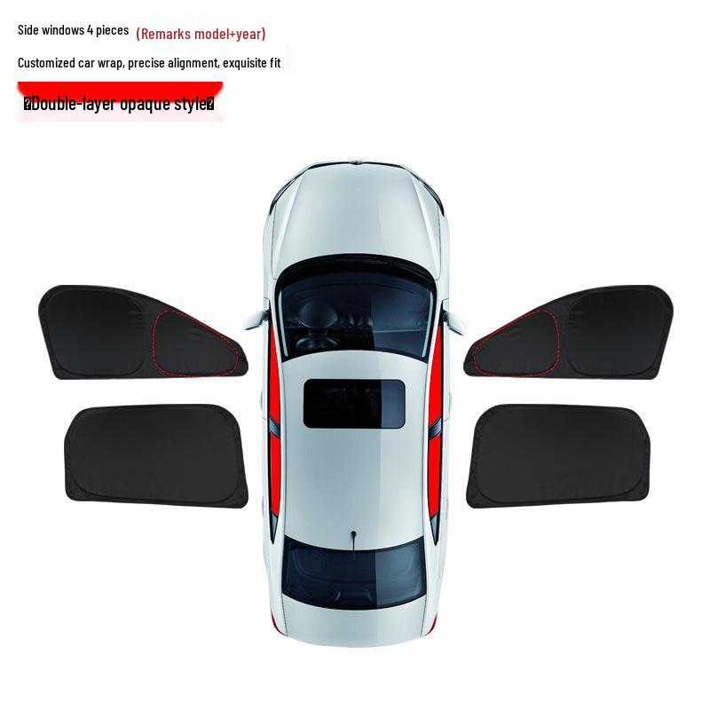 Chrysler 300C Car Sunshade: Sun Protection, Heat Insulation, Light Blocking, Privacy for Camping