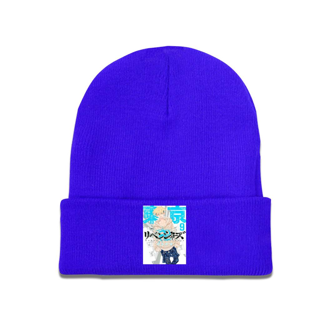 Chifuyu Tokyo Revengers Knitted Hat for Women Unisex Skullies Beanies Winter Hats Japan Anime Takemichi Hanagaki Warm Melon Cap