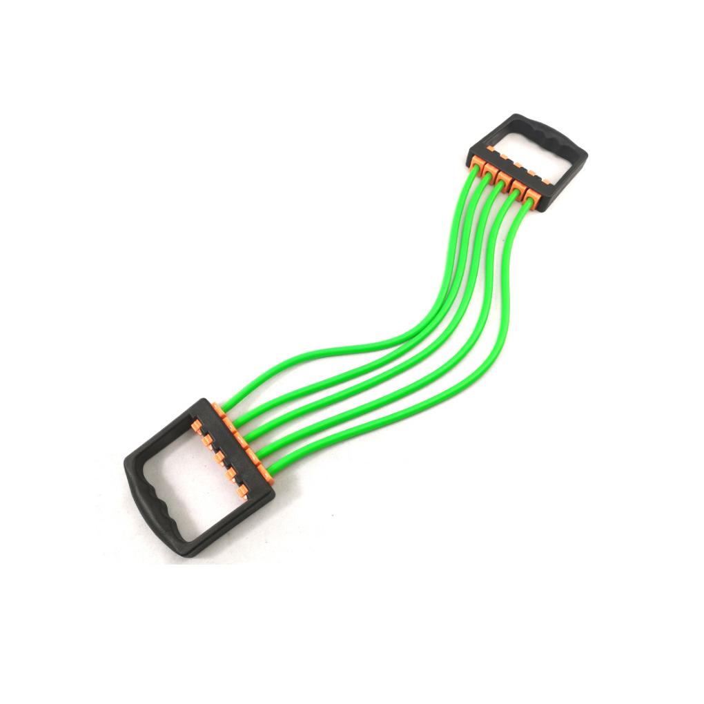 Posilovač hrudníku Pružný expandér Svalový tahák Vícebarevné provedení Kompaktní velikost Dlouhotrvající pružnost Pomocné otvory