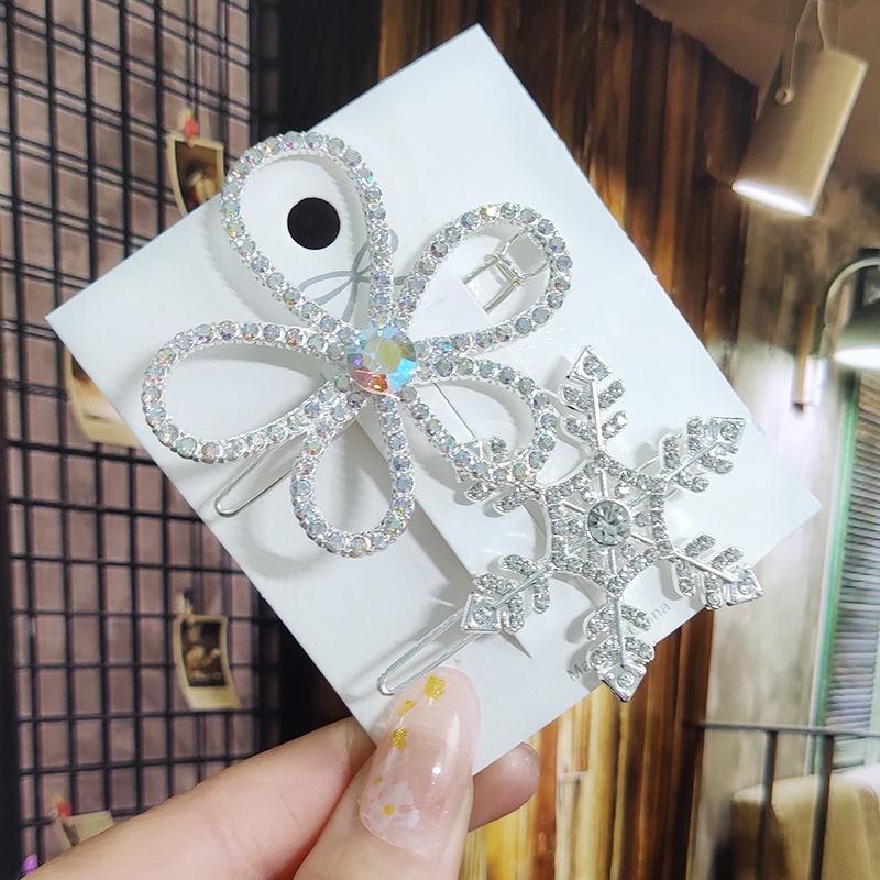 Kristall für Frauen Koreanische Neue Haarnadeln Mädchen Geometrische Perlen Haarspangen Mode Haarklammer Seitenclip Haaraccessoires