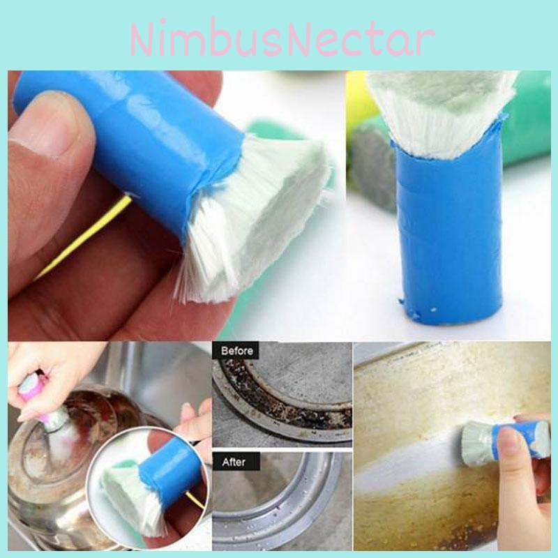 Premium Qualität 2 Stück Edelstahl Rostentferner Reinigungswaschbürsten-Set für Küchengebrauch