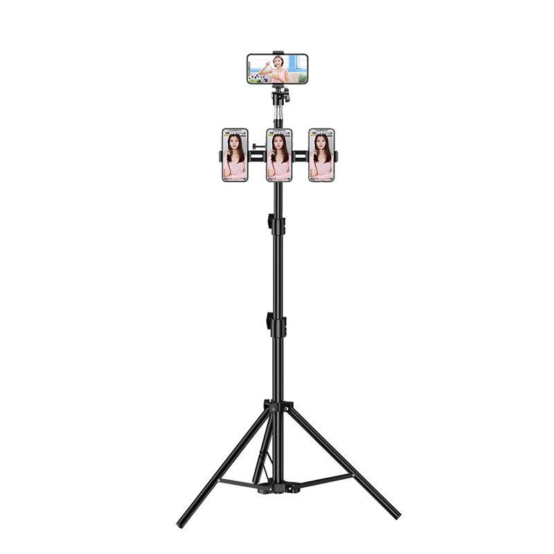 Telescopic Phone Holder Tripod for Live Streaming & Photography