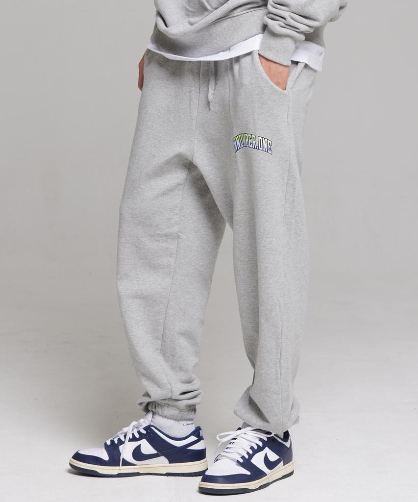 CREAM SODA LAB Nno1 Prism Logo Training Jogger Pants Gray