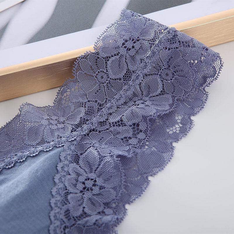 Lace Queen Red Backless Lace Bralette Women's Vest-Style Bandeau Sports Bra