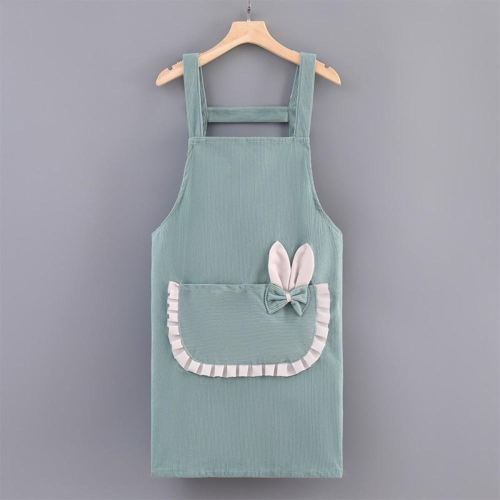 Breathable Chef Apron Corduroy Cooking Baking Bibs New Kitchen Apron  for Women Girl