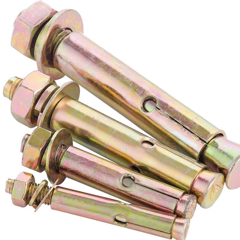 Iron-Plated Zinc Hex Head Expansion Bolts for M6/M8/M10/M12