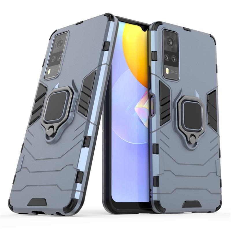 Hard Armor Magnetic Phone Case For Vivo Y53S Case For Vivo Y53S Cover Phone Bumper PC Shockproof Full Cover For Vivo Y53S Fundas