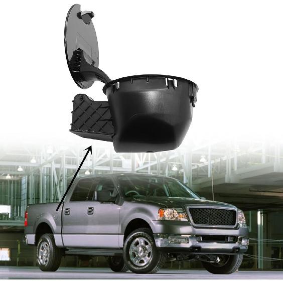 Kit de Tapa de la Puerta del Depósito de Combustible y Tapa de la Puerta Compatible con Ford F-150 2004 2005 2006 2007 2008
