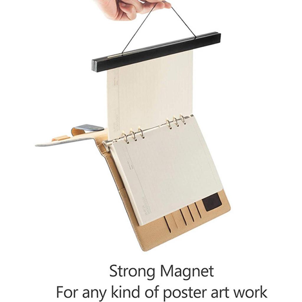 DIY Painting Frame Magnetic Wooden Hanger Wood Photo Frame Painting Canvas Poster Framework Hanger Home Ornament