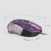 MageGee G10 Wired Gaming Breathing LED Adjustable Ergonomic Optical Computer Mouse with 7 Buttons for Windows PC Black Mouse, 7-Color Backlit, 6-Speed
