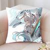 Feixiao Anime Game Honkai Star Rail Pillow Case Fashion Square Pillowcase Bedroom Sofa Room Ins Decoration Leisure