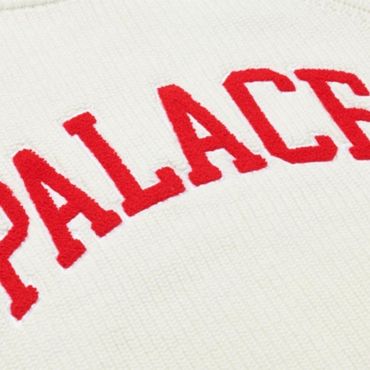 Palace Fall 2021 Knitwear 'White Red' Men's P2KW028