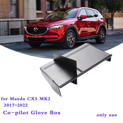 Co-pilot Glove Box for Mazda CX5 CX-5 MK2 KF 2017~2022 2018  Box Storage Accessories Internal Sorting Partition Car
