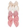 5Inch Girls Women Linen Bow Hair Clips Big Sailor Bow Barrettes Baby Kids Hairgrips Hair Bows Accessories Headwear
