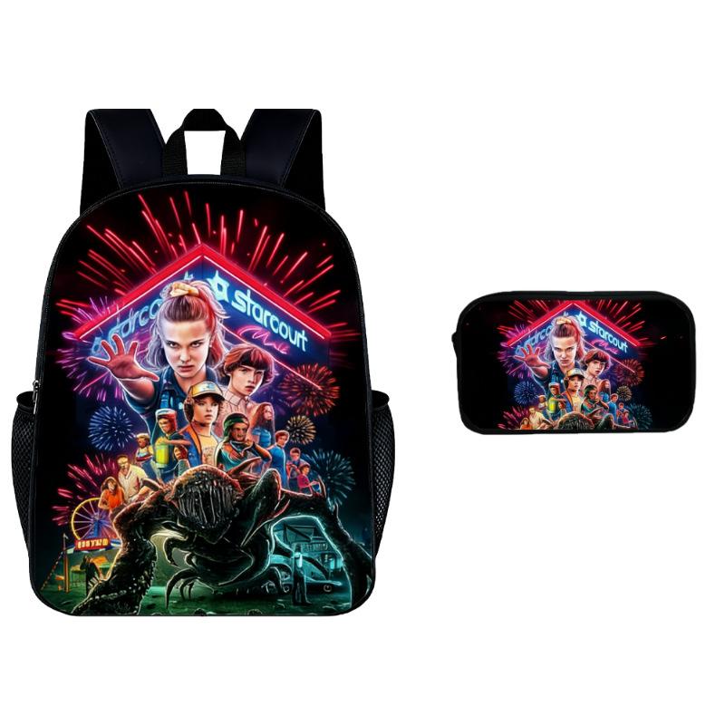 Stranger Things 5 Kinderrucksack Federmäppchen 2-teiliges Set KTB