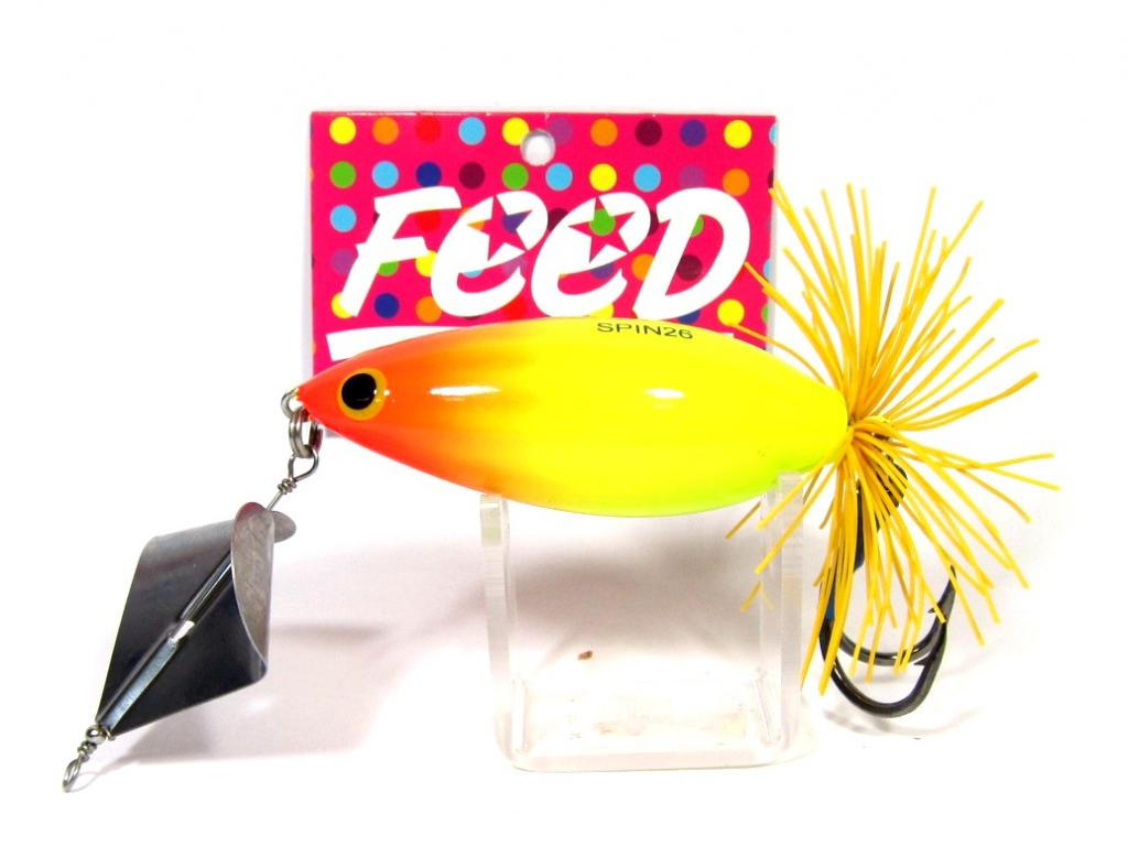 

Feed Lures Spin 26 Плавающая приманка для деревянной лягушки ручной работы 26 грамм 7 (1007)