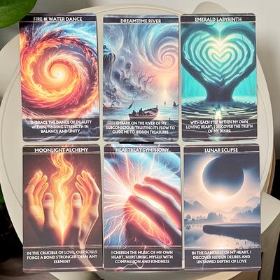 Messages From The Universe Oracle 12*7cm 36 Spiritual Affirmation Cards for Guidance & Manifestation
