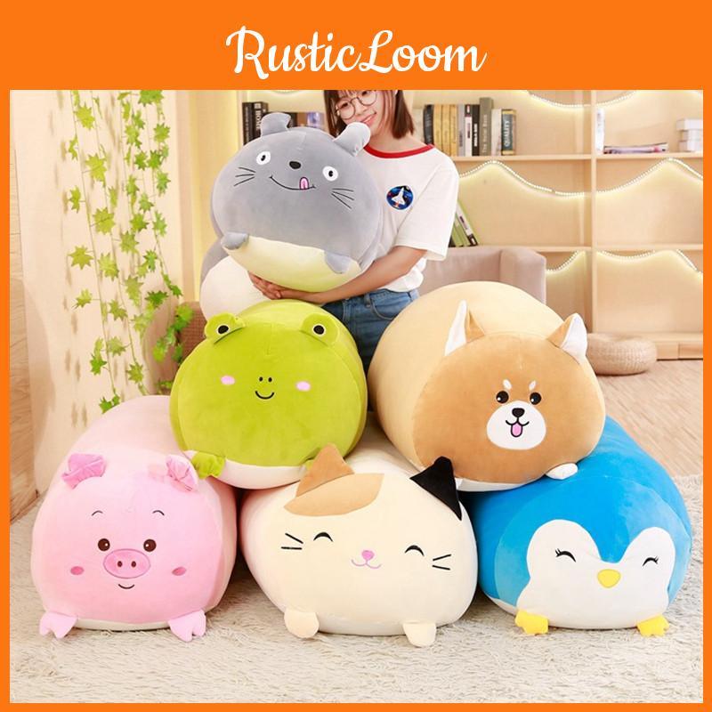 Down Cartoon Cotton Animal Plush Toy Cute Cat Shiba Inu Girl Holiday Doll Gift