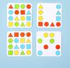 Wooden Geometric Shape Matching Game for Children's Education and Parent-Child Interaction