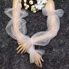 Lace Mesh Wedding Arm Sleeves Puff Sleeves Bridal Evening Sleeves  Wedding Dress Accessories