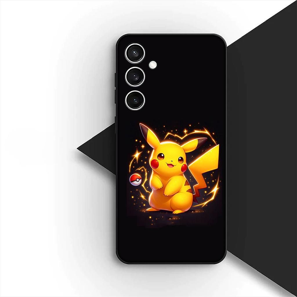 Cover for Samsung Galaxy S24 S25 S23 FE Ultra Plus S7 Edge S25+ S23+ A56 5G Casing Phone Case Gengar P-Pokemons GO P-Pikachus