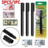 Money Detector Pen Counterfeit Pens Marker Fake Banknote Tester Counter Currency Cash Tester Dollar Euro Money Test Detector Pen