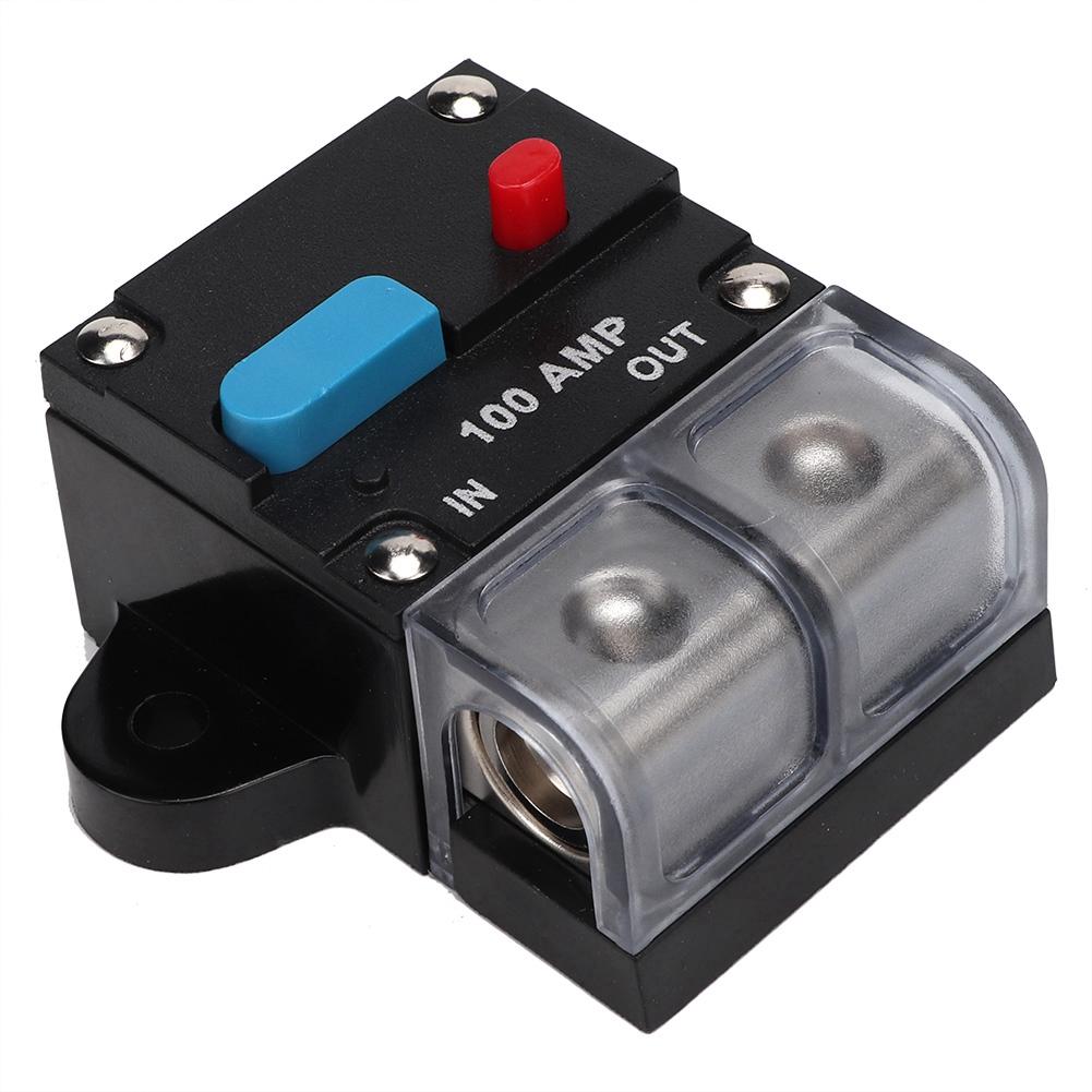 80A 300A Car Resettable Circuit Breaker Self Recovery Fuse Manual Reset Button