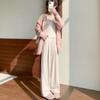 Soft and Glutinous Rice Straight Pants for Women's Spring and Autumn Pants Loose Bf Lazy Style Casual Drooping Floor Wide-leg Pants