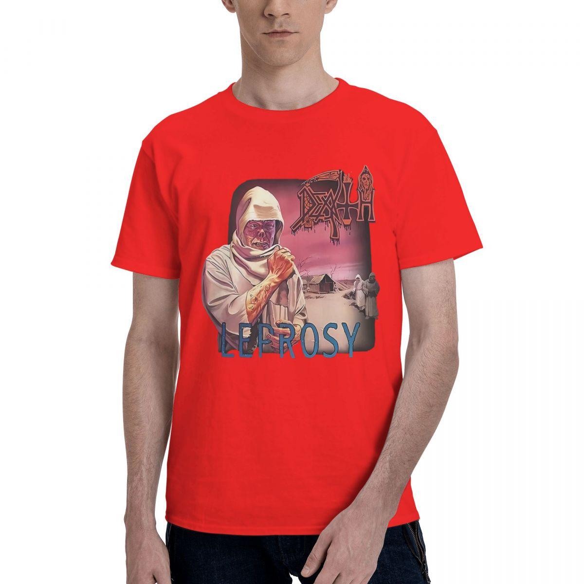 Death Leprosy 100 Cotton Casual Breathable Confortable Kawaii Football Shirts 2025 T Shirt Men S