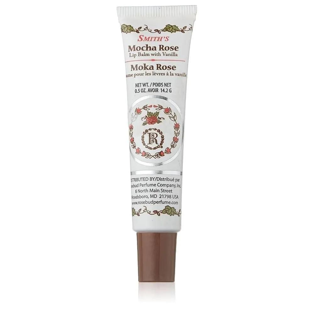 

Rosebud Perfume Company Lip Balm 14ml 1 Pack Mocha Rosebud Perfume Company Mocha Rose Lip Balm Tube, 0.5 oz