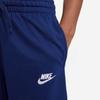 Nike Loose Letter Print Mid-Rise Straight Leg Shorts Kids bottoms Navy-Blue DA0806-492