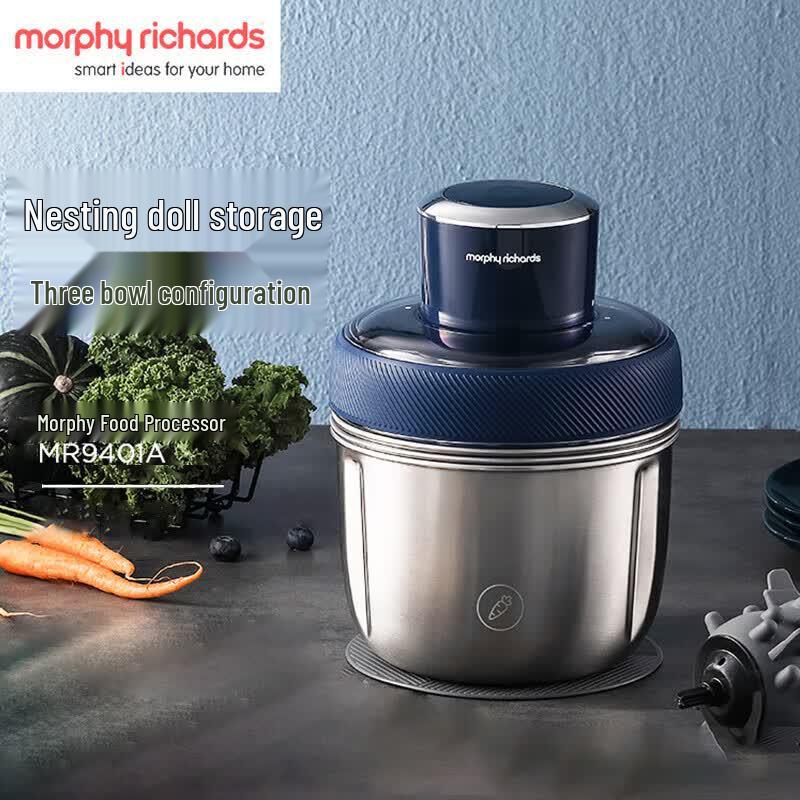 Morphy Richards 1.5L Electric Food Chopper CN plug (adapter included)