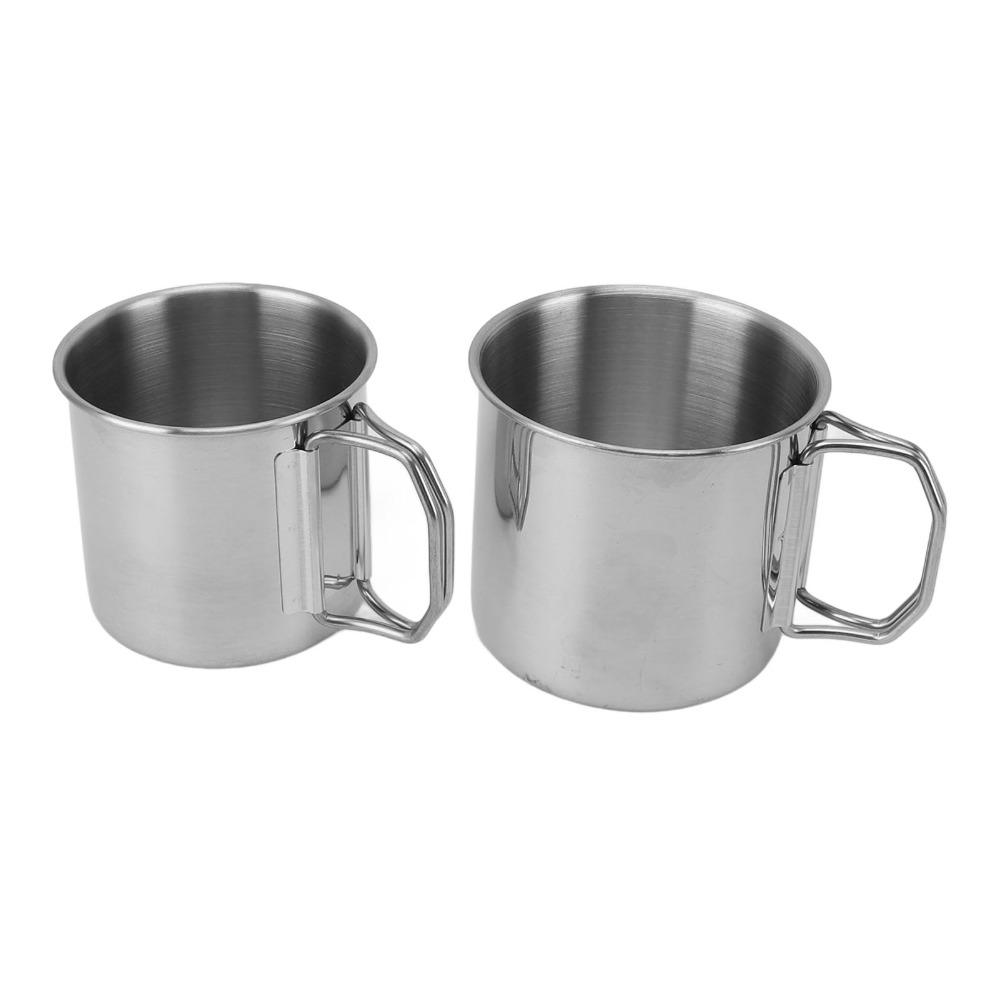 1Set Rustless Steel Food Eating Utensils Outdoor Cookware Set Restaurant Catering