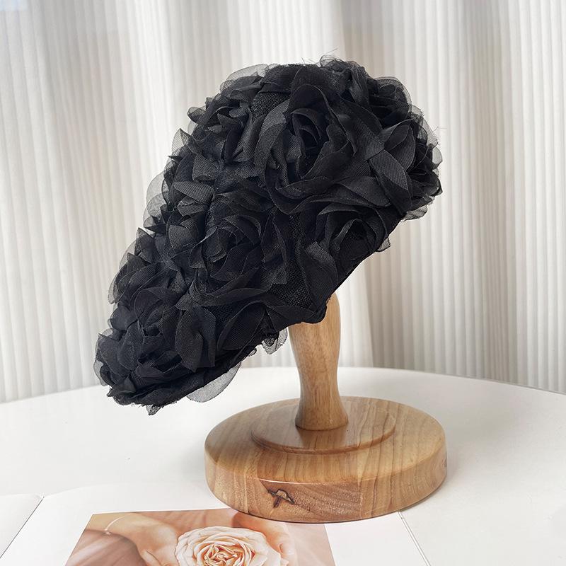 

Винтажный женский берет в корейском стиле, вдохновленный розой M (56-58cm)