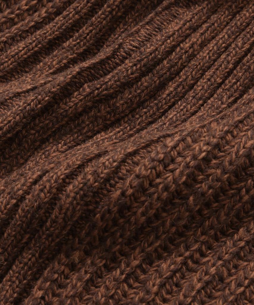 Covernat Woman Knit Mini Skirt Brown