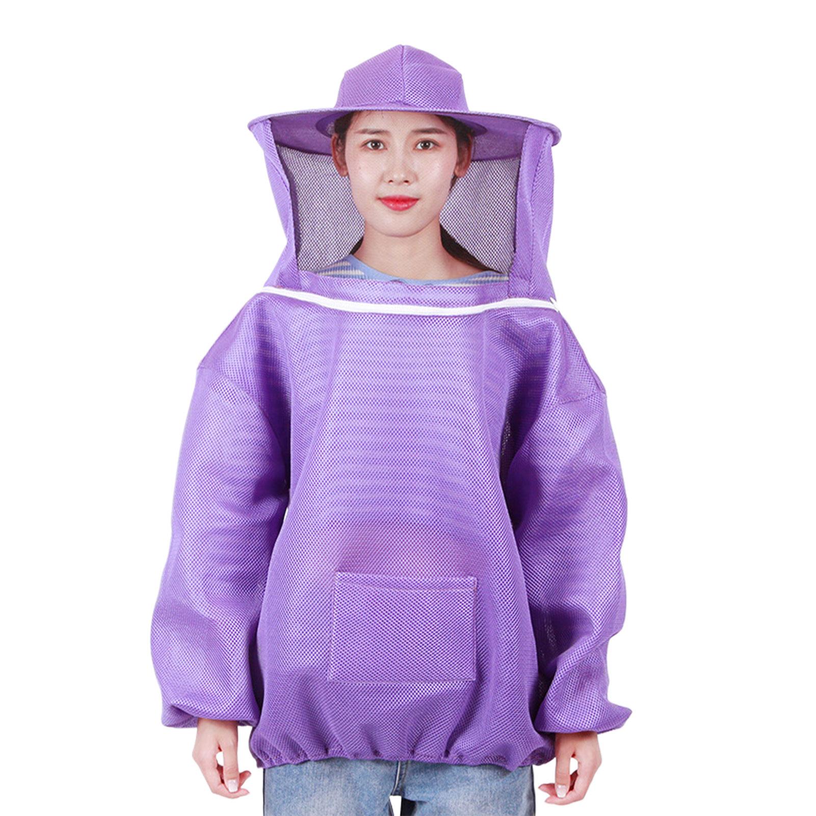 

Защитная одежда для пчеловодов, которая сочетает в себе моду, одежду для ухода и моду для пчеловодов, одежда для пчеловодов фиолетовый