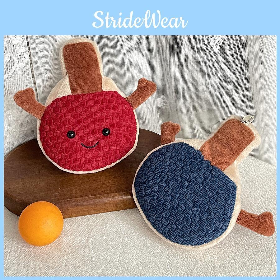 Table Racket Tennis Plush Keychain Soft Stuffed Toy With Pp Cotton Filling
