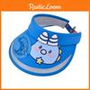 Childrens Cartoon Sun Hat With Fan And Wide Brim For Outdoor Summer Protection