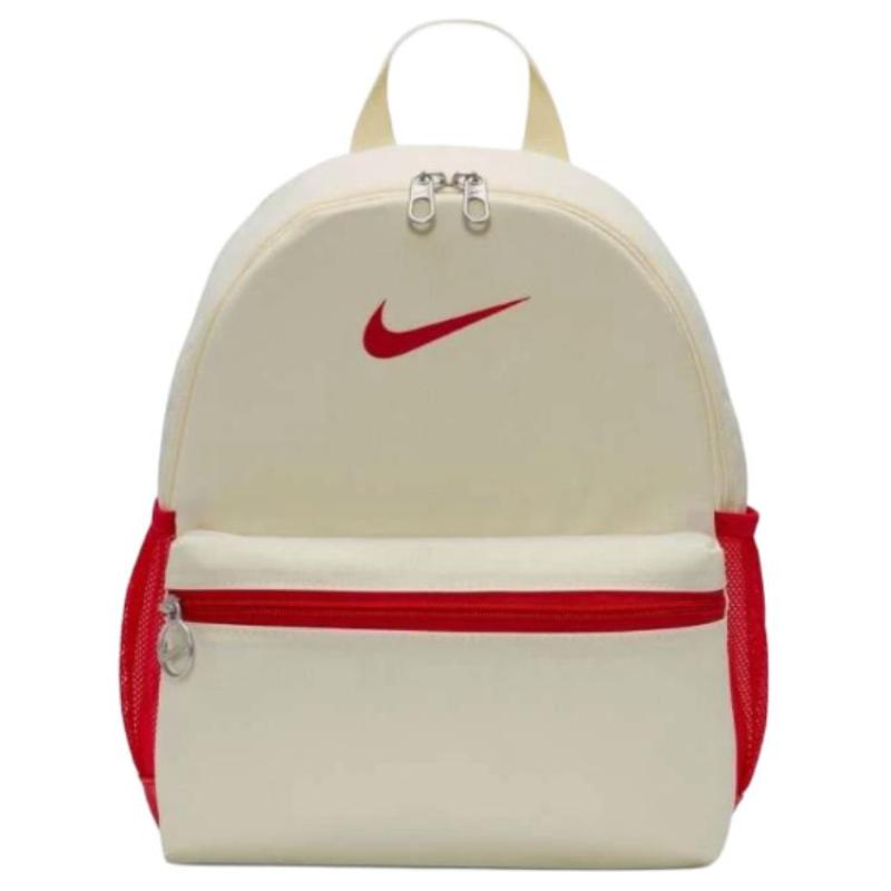 Nike Polyester Backpack Mini Kids' Cream & Red Casual FZ7222-113