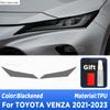 Car Headlight Protection Smoked Black Tint Anti-Scratch Protective Film TPU Stickers For TOYOTA VENZA - Accessories
