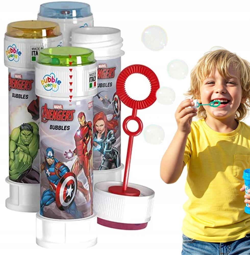 Bańki Mydlane Dla Dzieci Avengers Marvel Urodziny Zabawa Party 60Ml