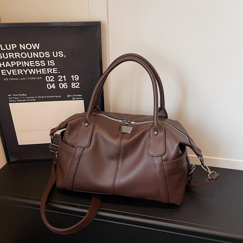 Vintage Tote Bag Women's Shoulder Bag Large Capacity Commuter Crossbody Bag