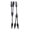 MC4 Y-Type Photovoltaic Combiner Cable: 2-in-1-Out Male/Female Waterproof Connector