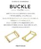 FBM P1 30 Gold Buckle Only for Belt Width Top Buckle for Brass [Giorgio Stamella] 3cm, Arche, Men's, 100%